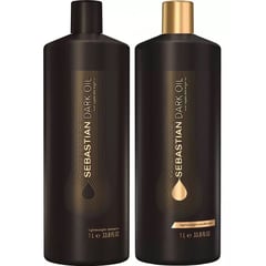 SEBASTIAN - Shampoo 1Lt + Acondicionador Dark Oil