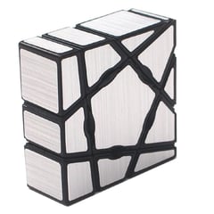 QYT - Cubo Rubik Floppy Ghost 3x3x1 Plateado