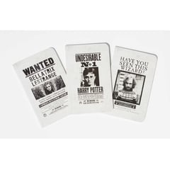 GENERICO - HARRY POTTER: WANTED POSTERS POCKET JOURNAL COLLECTION (SET OF 3)