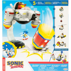 JAKKS PACIFIC - Set de Batalla Móvil de Sonic con Figuras de Acción