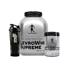 KEVIN LEVRONE - Pack LevroWhey Supreme 1.5kg Vainilla + Creatina 300 gr + SmartShaker