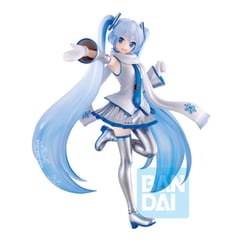 BANPRESTO - FIGURA COLECCIONABLE DE ICHIBANSHO FIGURE SNOW MIKU