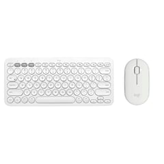 LOGITECH - Combo Teclado K380 y mouse Pebble M350S Blanco