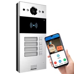 AKUVOX - Videoportero smart cuatro departamentos  R20B Control desde tu celular