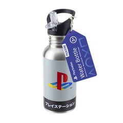 PALADONE - BOTELLA DE PLAYSTATION HER METAL WATER BOTT W STRAW