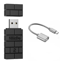 8BITDO - Adaptador Bluetooth Usb V2 Nintendo Switch Pc