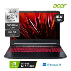 NITRO 5 A515-55-74NH-i7-10750H/8GB -512GB SSD-4GB GTX 1650-FHD