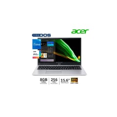 ACER - LAPTOP A315-58-56P9 CORE I5-1135G7 8RAM 256SSD 15.6 FHD FREEDOSS COLOR PLATA