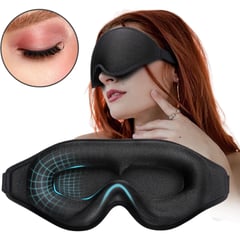 IMPORTADO - Máscara de ojos 3D dormir ajustable contorneada