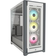 CORSAIR - CASE GAMER iCUE 5000X RGB ATX CRISTAL TEMPLADO 3USB 3FAN