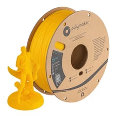 POLYMAKER - Filamento PolyLite PLA Amarillo 175mm 1Kg