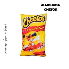 ALMOHADA CON DISEÑO CHEETOS FLAMIN HOT