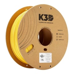 KREAR 3D - Filamento K3D PLA Amarillo Mate 175mm 1Kg