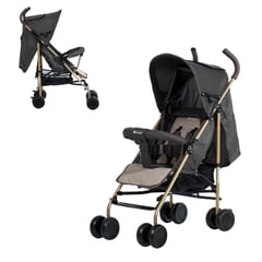 EBABY - Coche De Paseo Baston Reclinable Travis Para Bebes- Negro