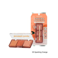 CATHY DOLL - Cheers Around Trio Eye Palette Sparkling Orange