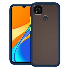 GENERICO - Redmi 9c funda matte ahumado azul