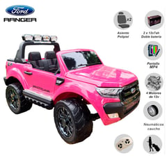 FORD - Camioneta a Batería Para Niños «RANGER» Pink MP4