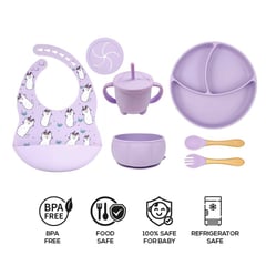 BABYKISS - Set de Platos de silicona para bebes Gatito