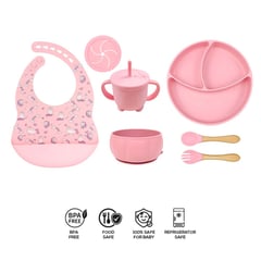 BABYKISS - SET DE PLATOS DE SILICONA PARA BEBES UNICORNIO