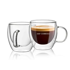 IMPORTADO - Taza doble capa espresso 100ml UNIDAD