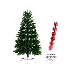 GENERICO - Árbol de Navidad de 180 cm + Esferas Navideñas de Regalo