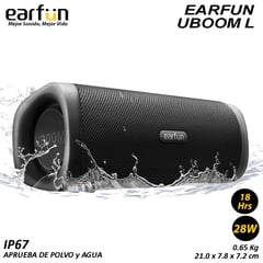 EARFUN - UBOOM L Altavoz portátil de 28 W sonido estéreo graves ricos