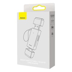 BASEUS - Adaptador Lector Tarjetas SD Micro SD conexion USB Tipo C