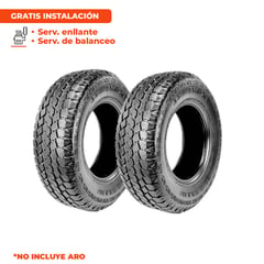 PRIMEWELL - Pack de 2 Llantas P255/70R18 VALERA AT 112T BL 4PR TL