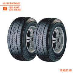 NITTO - Pack de 2 Llantas 205/60R13 NT650 86H 155830