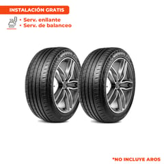 RADAR - Pack de 2 Llantas 275/45ZRF20 DIMAX R8+ RFT 110Y