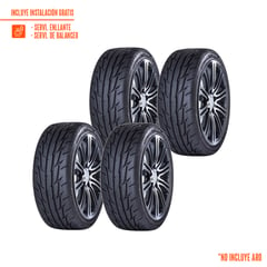 RYDANZ - Pack de 4 Llantas 225/40ZR18 REVIMAX R03 92W BL XL TL