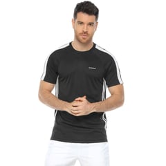 GENERICO - CAMISETA DEPORTIVA PARA HOMBRE COLOR NEGRO MARCA COLOMBIANA RACKETBALL