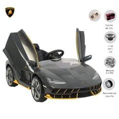 LAMBORGHINI - Carro a Batería Para Niños "CENTENARIO" Black LICENCED