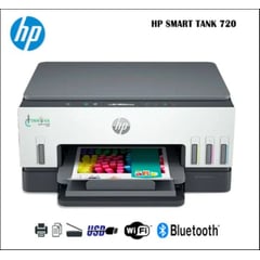 HP - Impresora Multifuncional Smart Tank 720 Wireless Sistema Continuo