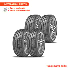 LANDSAIL - Pack de 4 Llantas 225/45ZR18 LS588 UHP 95W BL XL