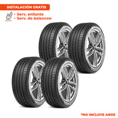 TECNICA - Pack de 4 Llantas 235/65R16 QUATTRO GT 121/119