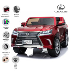 LEXUS - Carro a Batería para Niños »» RED Licenced