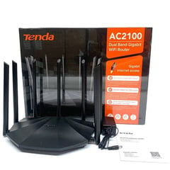 TENDA - Router Repetidor Ac2100 - 7 Antenas Gigabit Doble Banda