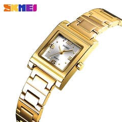 SKMEI - RELOJ 1388 DORADO CORREA ACERO PARA MUJER