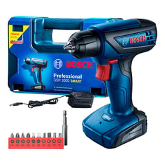 BOSCH - Taladro Atornillador Inalambrico 12V 1/4" GSR 1000 LI Smart