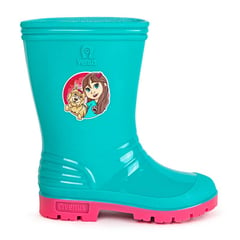 VENUS - BOTA INFANTIL CON STICKER ESMERALDA VERDE