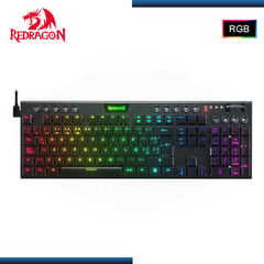 REDRAGON - Teclado Mecánico HORUS FS K619-RGB-SP BLACK CABLEADO