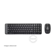 LOGITECH - Teclado mouse MK220 Wireless usb sp Negro PN 920-004430