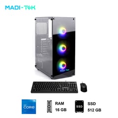 MADI TEK - PC Madi-Tek GALA5-11400 Core I5-11400, 16GB, 512 GB SSD