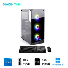 MADI TEK - PC Madi-Tek GALA5-11400 Core I5-11400, 16GB, 512 GB SSD, Windows 11
