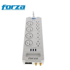 FORZA - Supresor Pico 220v / 240 W - 11 Sal Mod Fsp -1011usb Blanco