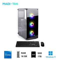 MADI TEK - PC Madi-Tek GALA5-11400 Core i5-11400, 16GB, 1 TB SSD, Windows 11