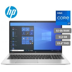 HP - Laptop ProBook 450 G9 Core i7-1255U 32GB RAM 512GB SSD Pantalla 15.6" Windows 11 Pro.