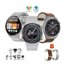 GENERICO - Smartwatch GT3 Max plateado GPS Triple Correa