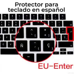 Protector De Teclado ESPAÑOL MacBook Pro 16 con M1 M2 A2485 A2780